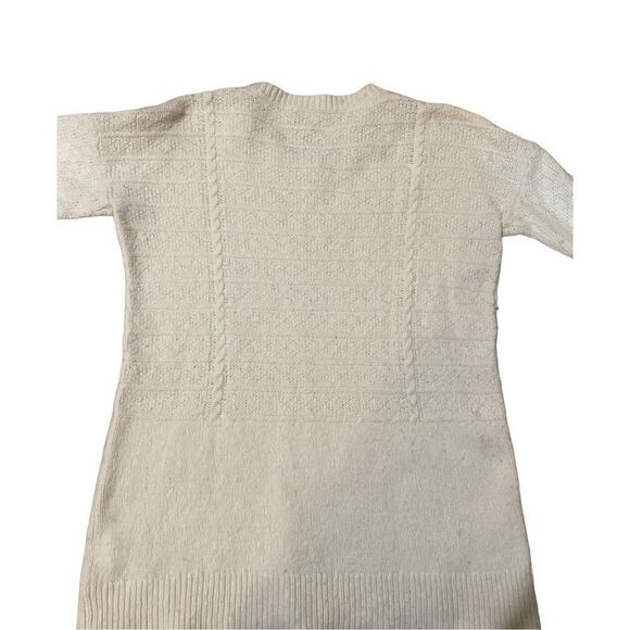Madewell cream sweater womens XS wool blend - Picture 4 of 8